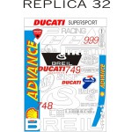 Aufklebersatz Ducati Supersport